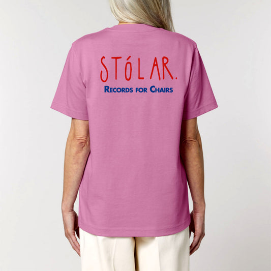 Stólar Records for Chairs T-Shirt (Pink)