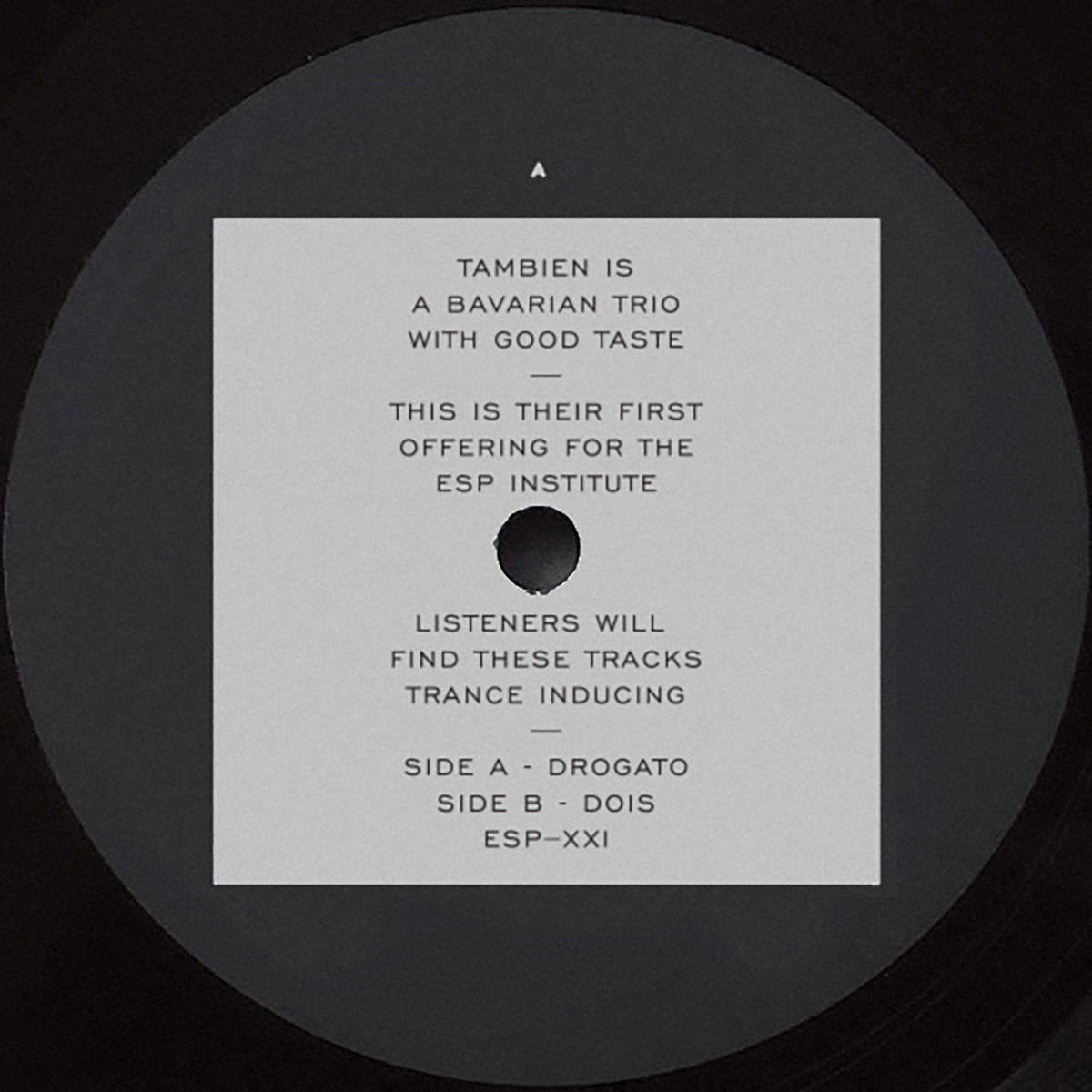 Tambien – Drogato