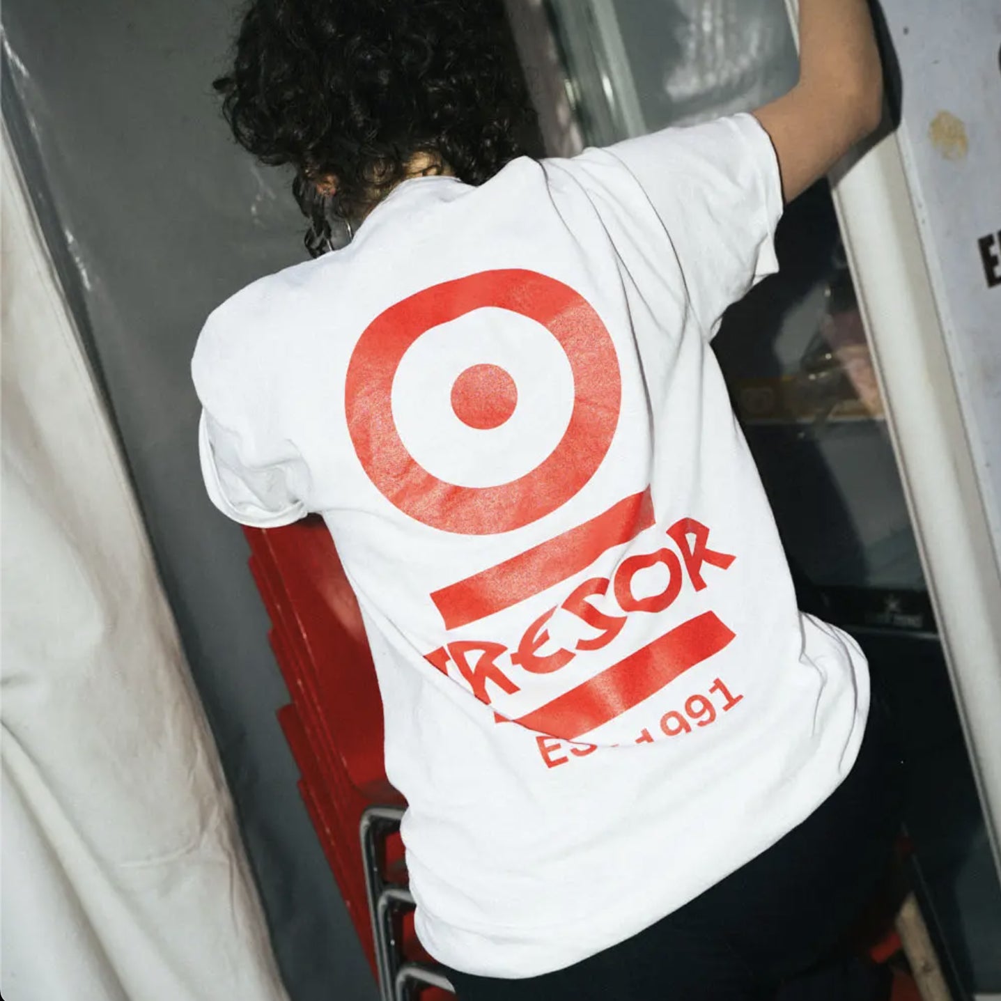 Tresor Classic T-Shirt (White + Red)