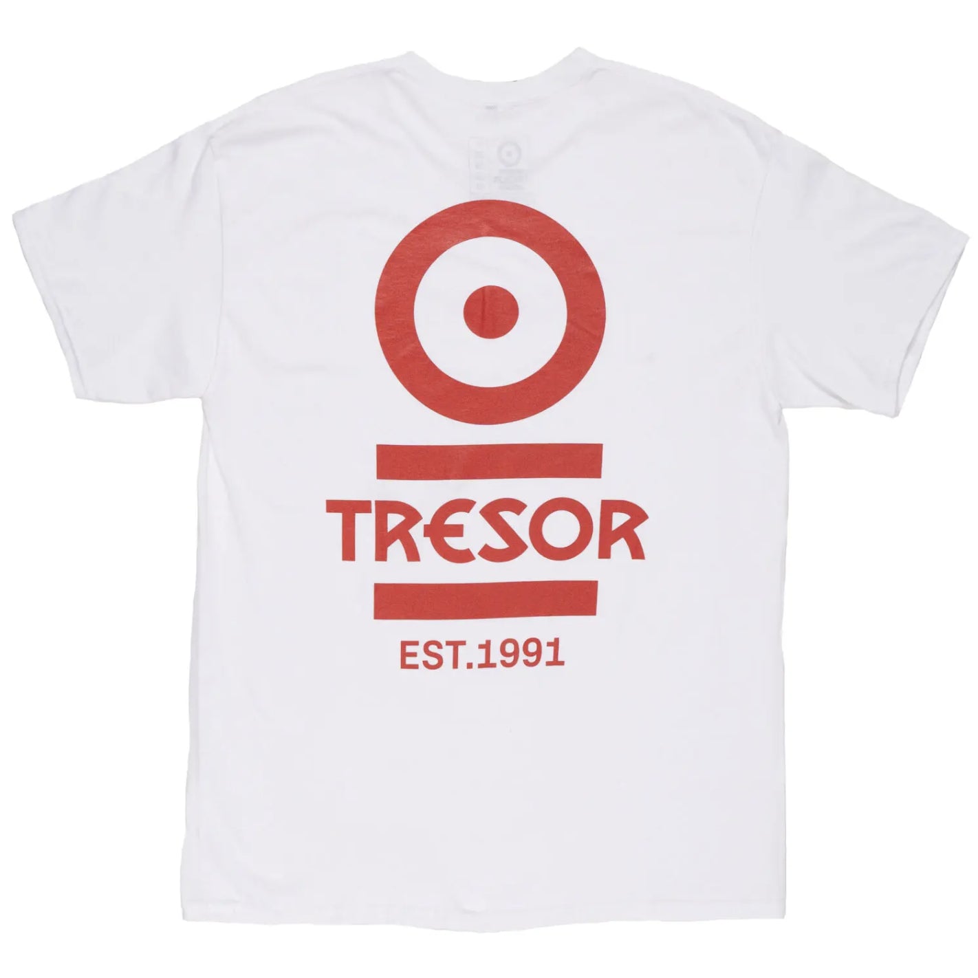 Tresor Classic T-Shirt (White + Red)