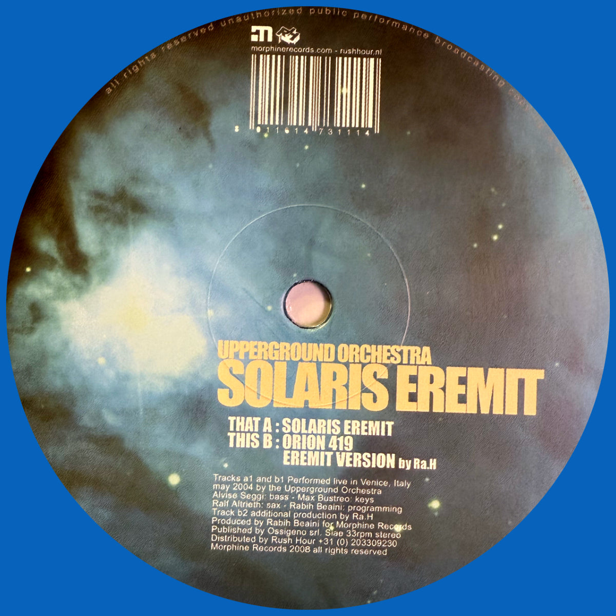 Upperground Orchestra – Solaris Eremit (Rabih Beaini, Alvise Seggi, Max Bustreo, Ralf Altrieth)