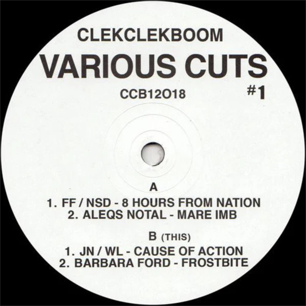 Various Artists - Various Cuts #1 (FF / NSD, Aleqs Notal, JN / WL, Barbara Ford)