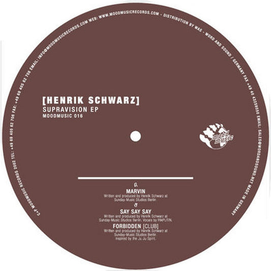 Henrik Schwarz – Supravision EP